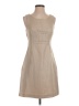 The Limited 100% Polyester Solid Tan Casual Dress Size 2 - photo 1