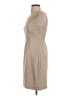 The Limited 100% Polyester Solid Tan Casual Dress Size 2 - photo 5
