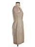 The Limited 100% Polyester Solid Tan Casual Dress Size 2 - photo 4