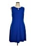 Talbots Solid Blue Casual Dress Size XL - photo 1