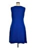Talbots Solid Blue Casual Dress Size XL - photo 2