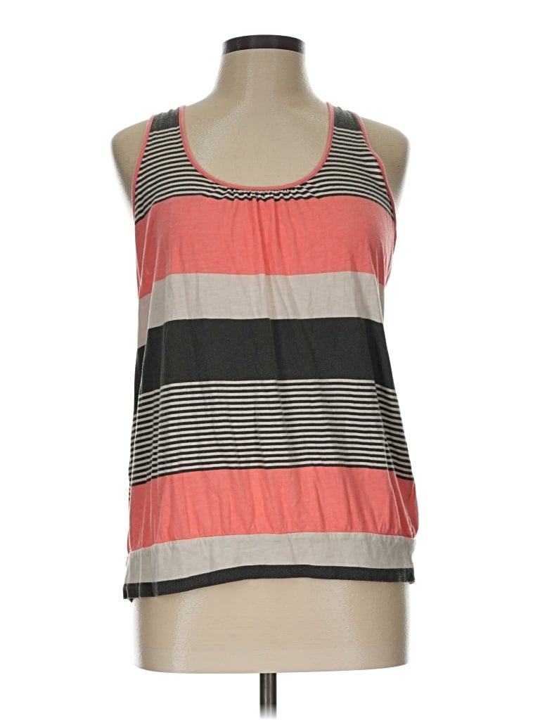 Pre-owned Elle Sleeveless Top Orange Halter Neckline Tops