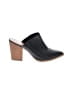 ABound 100% Leather Black Mule/Clog Size 9 - photo 1