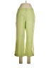 Canvas Backs 100% Spandex Solid Green Casual Pants Size 10 - photo 1