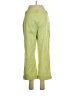 Canvas Backs 100% Spandex Solid Green Casual Pants Size 10 - photo 2