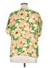 DR2 100% Polyester Green Short Sleeve Blouse Size XL - photo 2