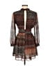 MNG Suit 100% Polyester Animal Print Brown Cocktail Dress Size 12 - photo 2