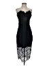Bebe Solid Black Cocktail Dress Size 0 - photo 1