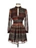 MNG Suit 100% Polyester Animal Print Brown Cocktail Dress Size 12 - photo 1