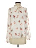 Unbranded 100% Polyester Ivory Long Sleeve Blouse Size S - photo 1