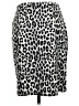 MICHAEL Michael Kors Animal Print Silver Casual Skirt Size 8 - photo 2