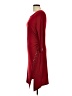 Spense Solid Burgundy Casual Dress Size 12 - photo 5