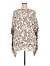 Democracy Animal Print Tan Poncho Size 2X - photo 2