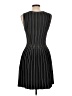Theory Stripes Black Cocktail Dress Size L - photo 2