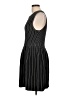 Theory Stripes Black Cocktail Dress Size L - photo 5