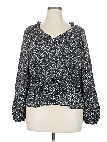 Universal Thread Long Sleeve Blouse (view 1)