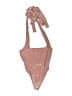 Missguided Solid Brown One Piece Swimsuit Size 6 - photo 1