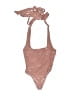 Missguided Solid Brown One Piece Swimsuit Size 6 - photo 2
