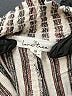 Love Tree Stripes Silver Linen Pants Size M - photo 7
