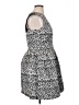 Taylor 100% Polyester Animal Print Gray Cocktail Dress Size 14 - photo 4