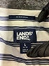 Lands' End 100% Cotton Stripes Ivory Long Sleeve Blouse Size L - photo 7