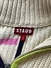 STAUD Color Block Ivory Pullover Sweater Size S - photo 7
