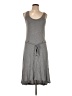 Gap 100% Rayon Gray Casual Dress Size L - photo 1