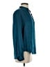 L'Agence Teal Long Sleeve Blouse Size S - photo 4