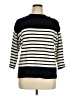Talbots Stripes Black Pullover Sweater Size XL Petite - photo 1