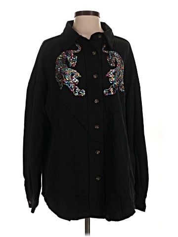 Fantastic Fawn Long Sleeve Button-Down Shirt (view 1)