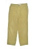 Zara Kids 100% Cotton Solid Yellow Khakis Size 11 - 12 - photo 1