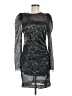 Dorothee Schumacher 100% Polyester Metallic Silver Cocktail Dress Size Med (3) - photo 1