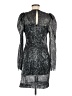 Dorothee Schumacher 100% Polyester Metallic Silver Cocktail Dress Size Med (3) - photo 2