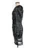 Dorothee Schumacher 100% Polyester Metallic Silver Cocktail Dress Size Med (3) - photo 5