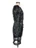 Dorothee Schumacher 100% Polyester Metallic Silver Cocktail Dress Size Med (3) - photo 4