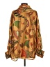 CQ by CQ 100% Polyester Tropical Gold 3/4 Sleeve Blouse Size S - photo 2