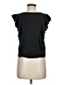 Madison Marcus 100% Silk Black Short Sleeve Top Size M - photo 2