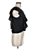 Madison Marcus 100% Silk Black Short Sleeve Top Size M - photo 4