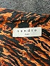 Sandro Animal Print Brown Short Sleeve Blouse Size Sm (1) - photo 7
