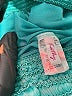 Kathy 100% Polyester Teal Shorts Size M - photo 3