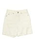 Liz Claiborne Solid Ivory Khaki Shorts Size 6 - photo 1