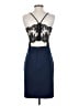 Mason Solid Blue Cocktail Dress Size 2 - photo 2