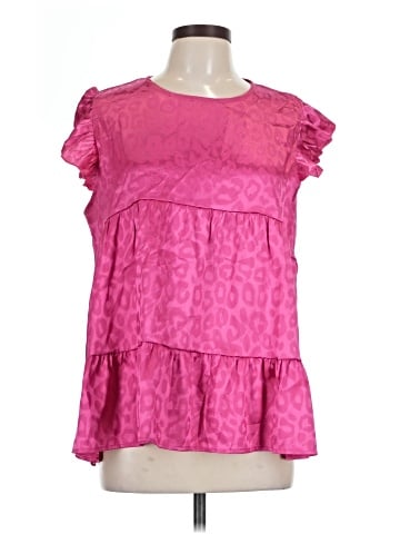 AndTheWhy Short Sleeve Blouse (view 1)
