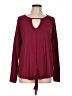 Willow Burgundy Long Sleeve Blouse Size L - photo 1