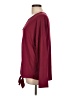 Willow Burgundy Long Sleeve Blouse Size L - photo 5