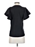 A.L.C. 100% Cotton Black Short Sleeve Top Size S - photo 2