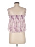 Ganni 100% Polyester Pink Purple Sleeveless Blouse Size 36 waist - photo 2