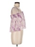 Ganni 100% Polyester Pink Purple Sleeveless Blouse Size 36 waist - photo 4