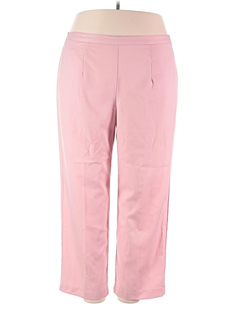 Pre-owned Alfred Dunner Casual Pants In Pink