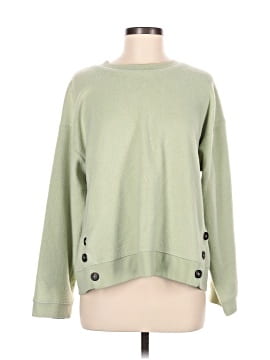 Madewell (Re)sourced Brushed Side-Button Relaxed Sweatshirt